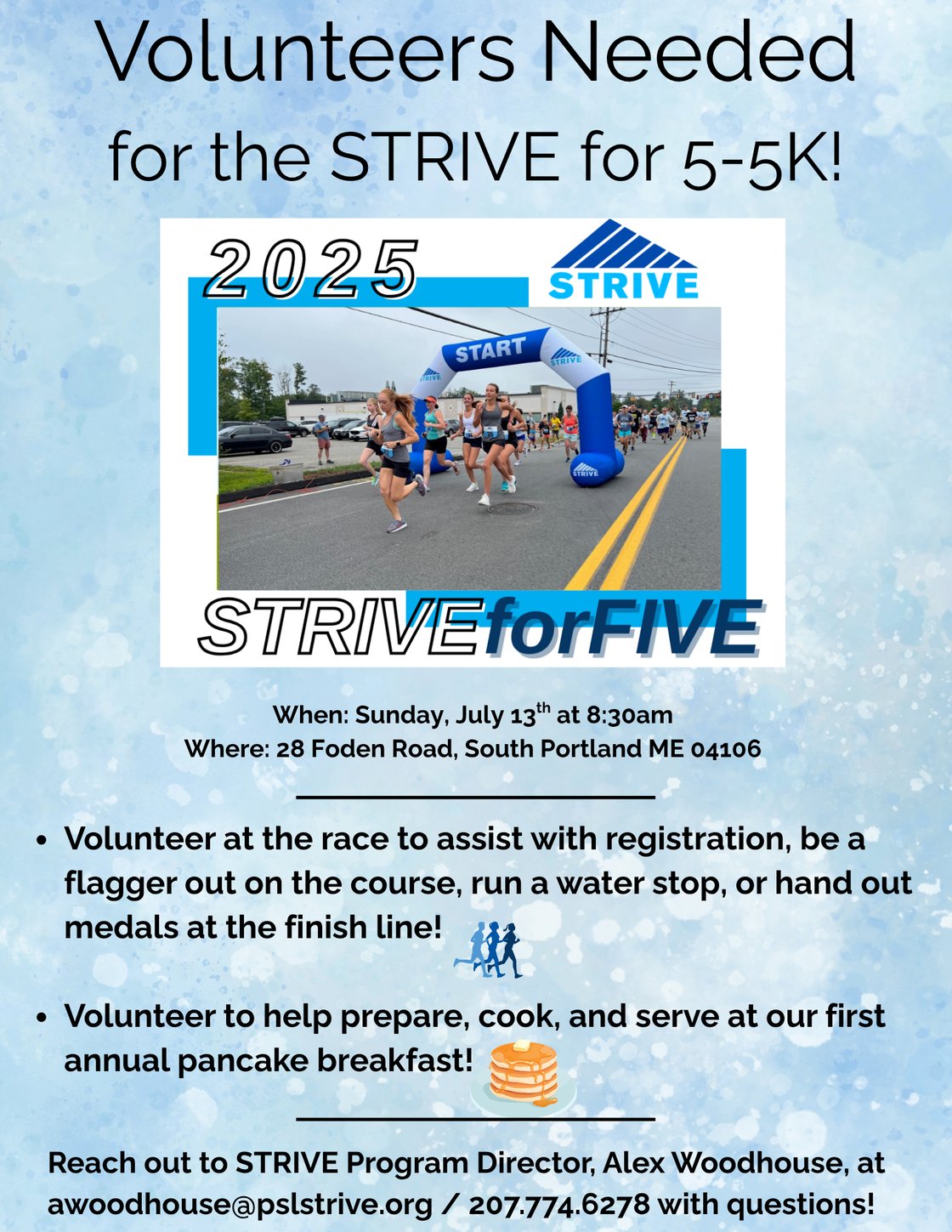 5K Volunteers Needed