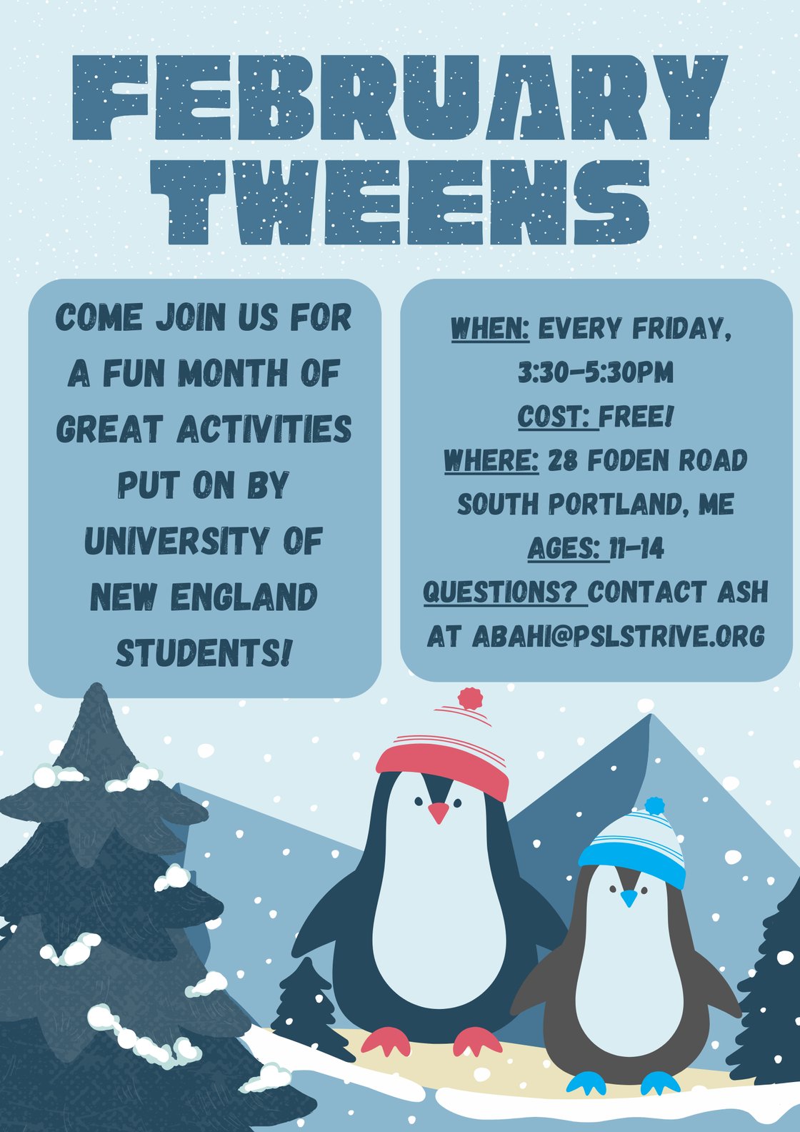 FEBRUARY 2024 TWEENS FLYER