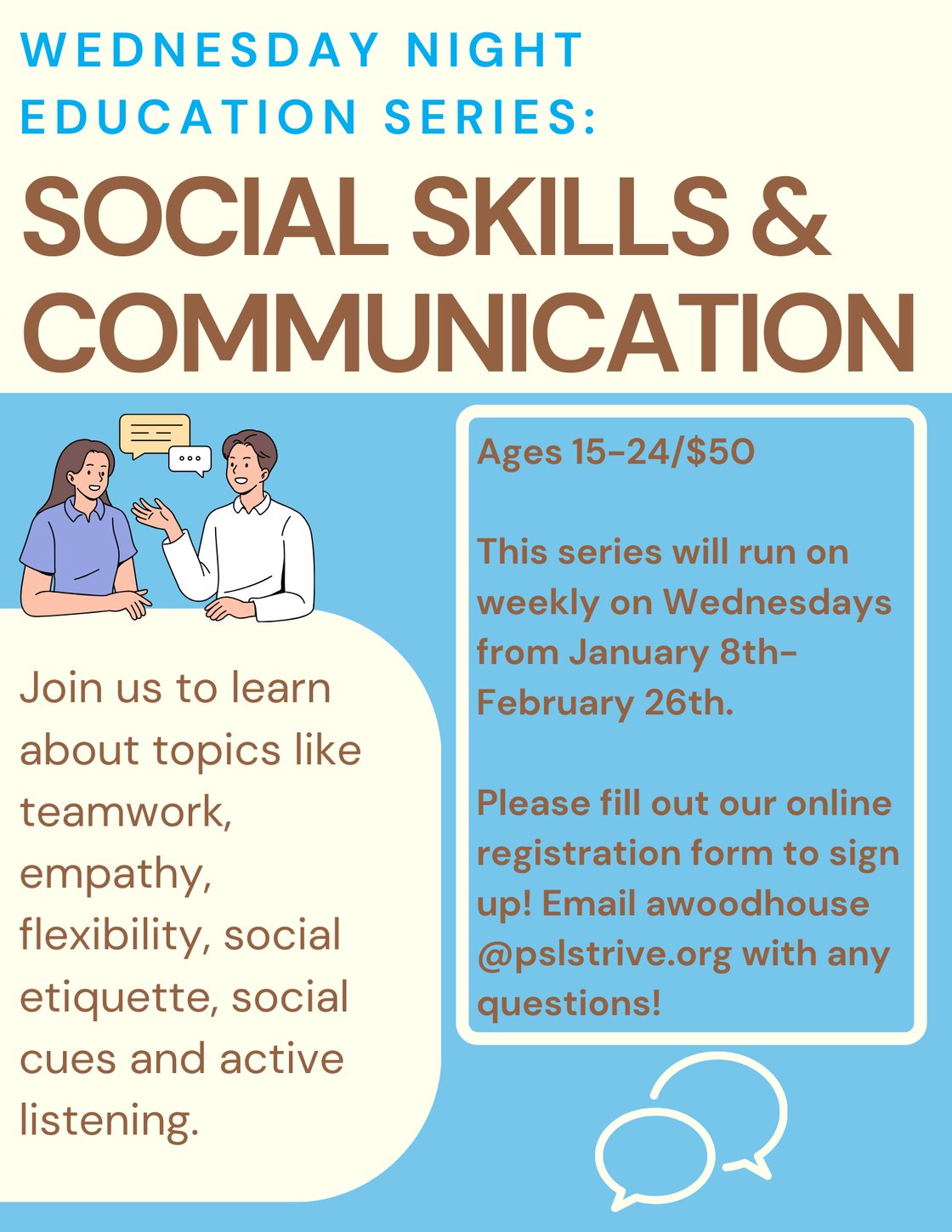 JanFeb 2025 WNES Flyer-Social Skills & Communication-1
