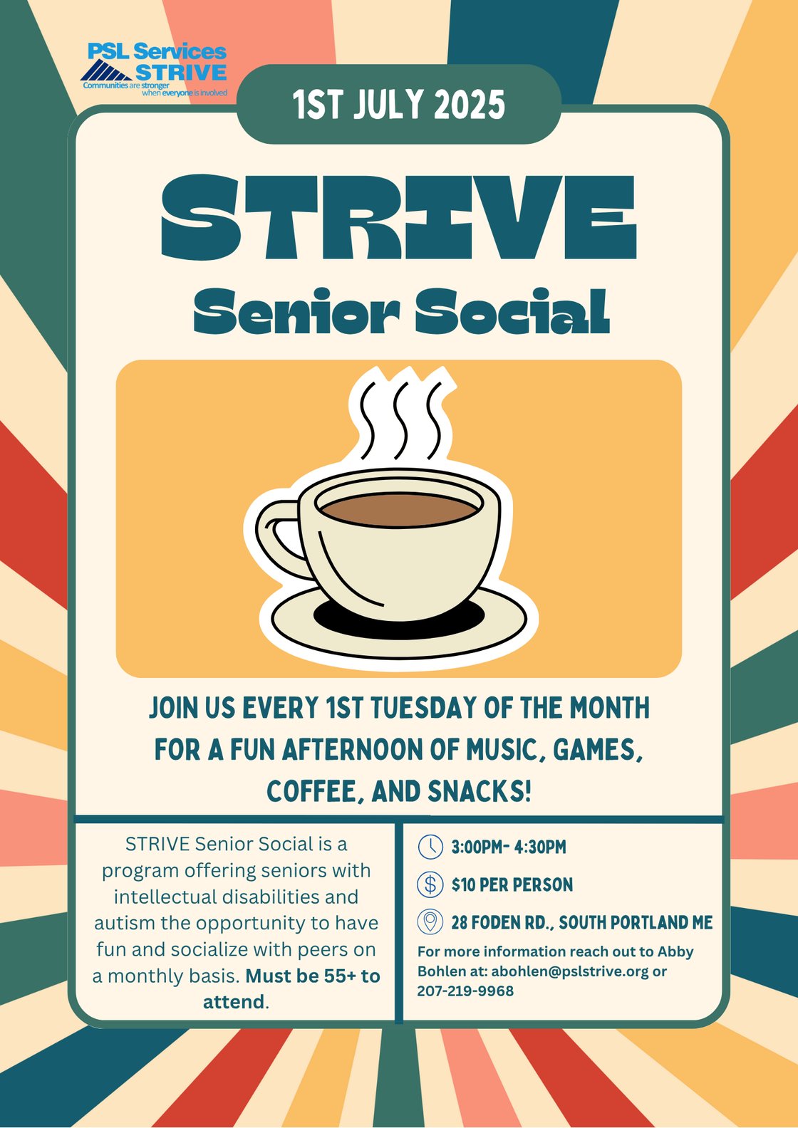 July 2025 Senior Social