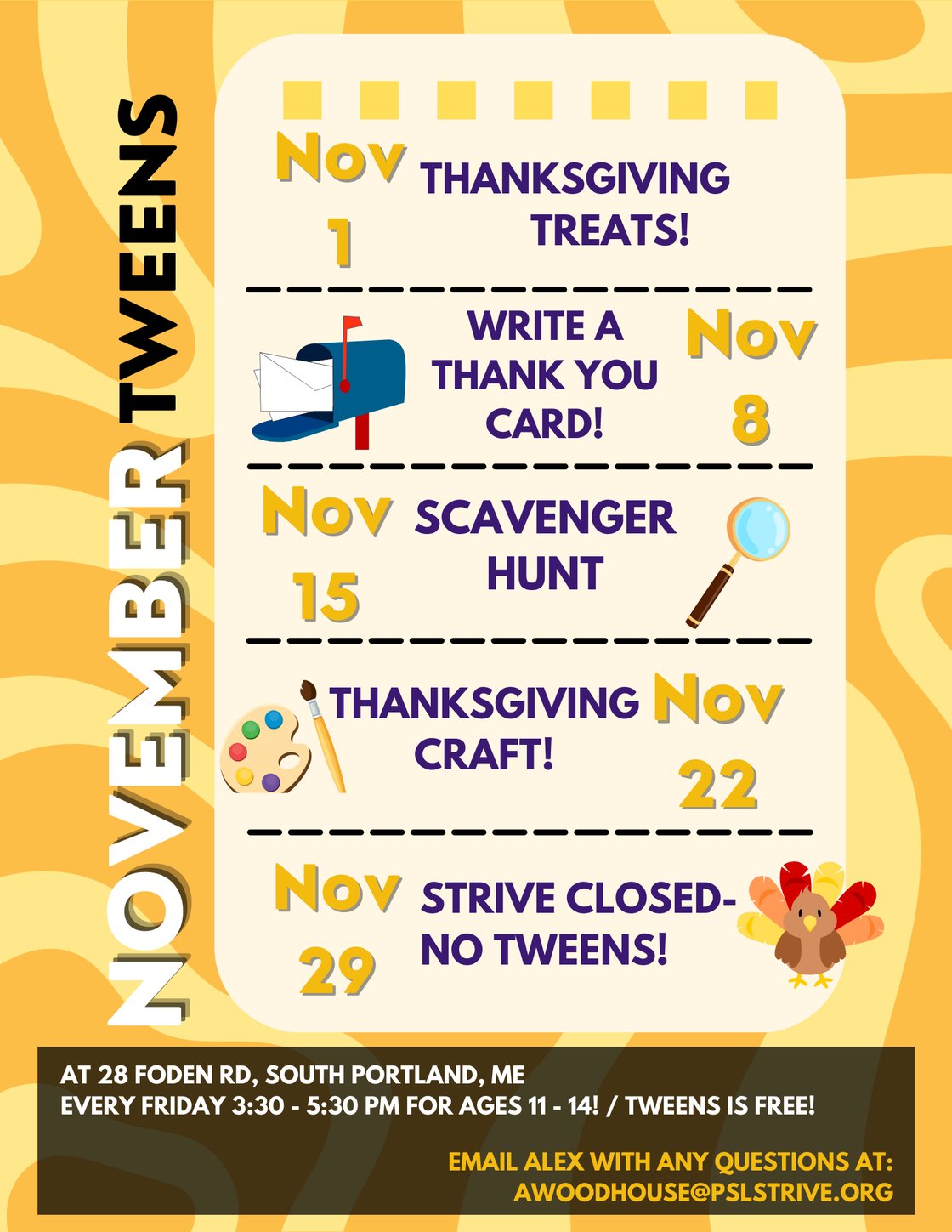 November Tweens