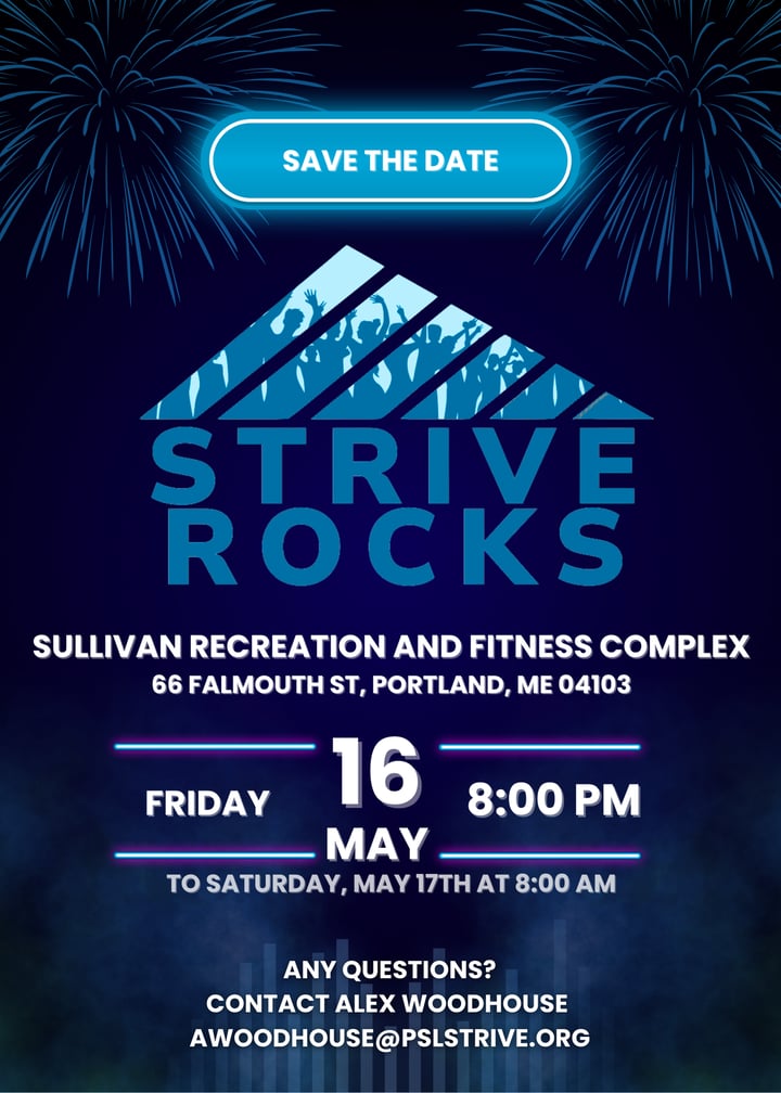 STRIVE ROCKS 2025 poster 
